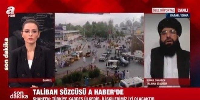 Taliban Sözcüsü: Türkiye bizim için kardeş ülkedir
