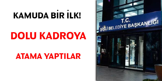 Kamuda bir ilk! Dolu kadroya atama yaptılar