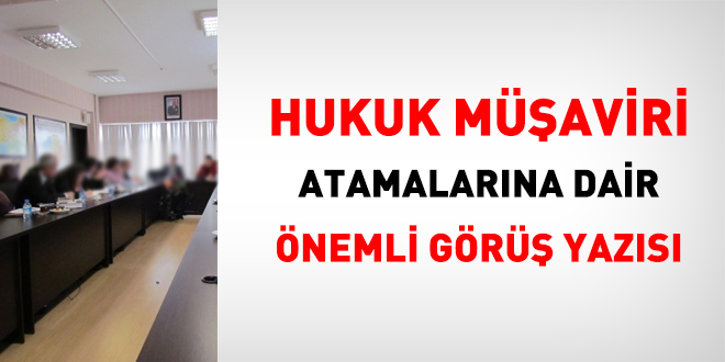 Hukuk müşavirliği daire başkanlığına denk midir?