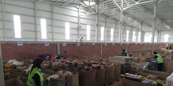 Selden etkilenen bölgelere 1 milyonun üzerinde ayni bağış yapıldı