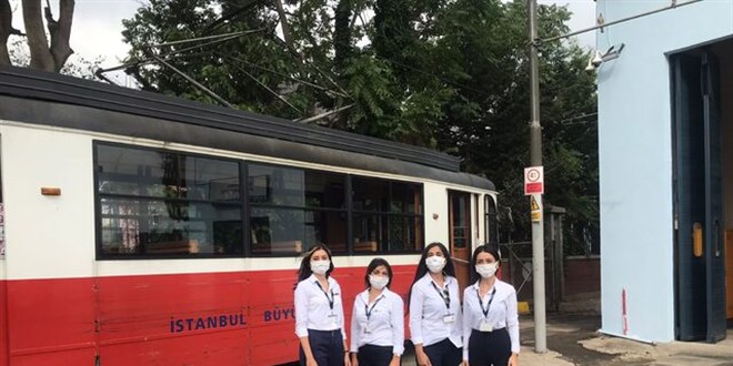 İstanbul'un kadın makinistleri görev başında