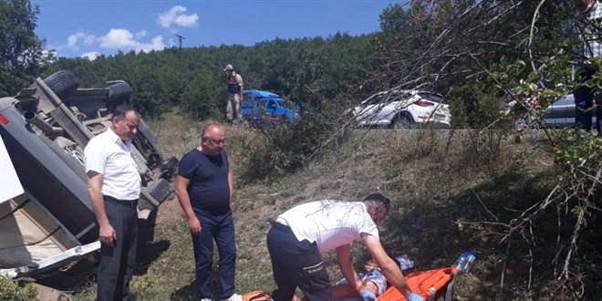 Kaymakam makam aracından indi yardıma koştu