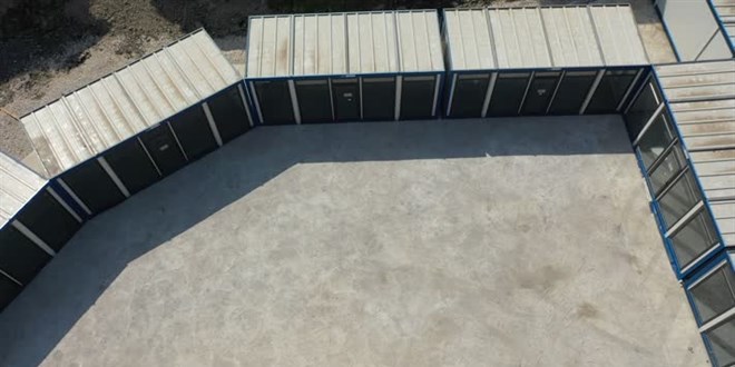 Bozkurt'ta iş yeri zarar gören esnaf için konteyner dükkan alanı oluşturuldu