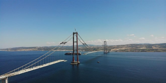 1915 Çanakkale Köprüsü'nde adım adım sona yaklaşıldı