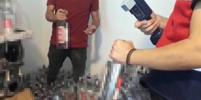 24 otel denetlendi, 12 otelde 5 bin litre kaçak içki ele geçirildi