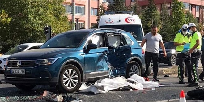 Ankara'da feci kaza: 2 ölü, 2 yaralı