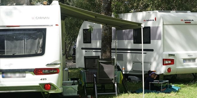Kurtboğazı Barajı ve Mavi Göl'de Karavan Park açıldı