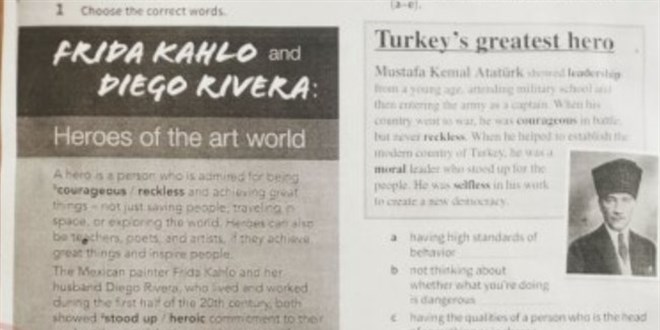 Rum Eğitim Bakanlığı, Atatürk'ün anlatıldığı kitabı toplama kararı aldı