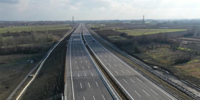 Kuzey Marmara Otoyolu'nda bakım çalışması