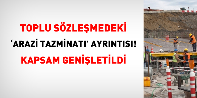 Belediyelerde görevli sözleşmeli personele arazi tazminatı ödenecek mi?