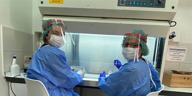Covid-19 laboratuvarında numune sayısı artırıldı
