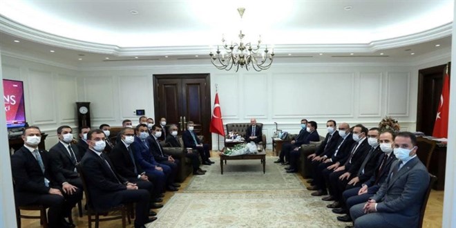 Bakan Soylu, mülkiye müfettişlerini kabul etti