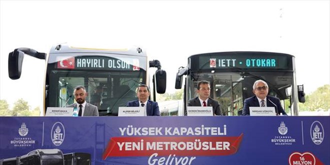 İBB metrobüs filosu için 160 yeni otobüs alıyor