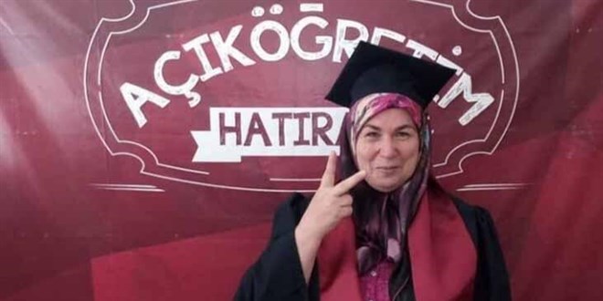 Açıköğretimi bitirdi, 59 yaşında yüksek lisans öğrencisi oldu