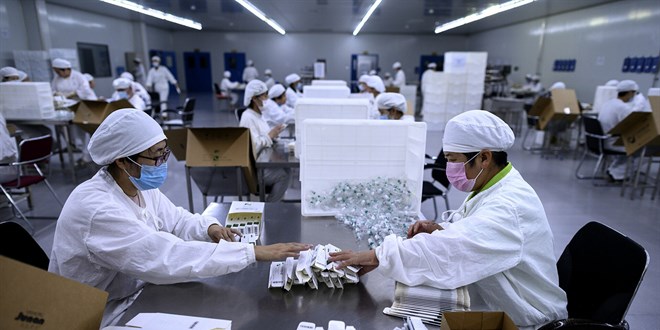 Çin'de çift doz Kovid-19 aşısı olanların sayısı 1 milyarı geçti