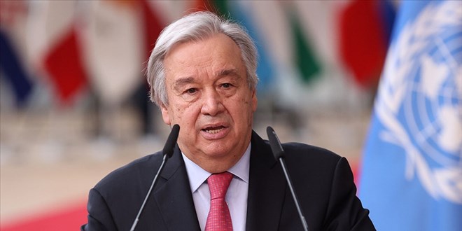 BM Genel Sekreteri Guterres'ten Türkiye'ye teşekkür