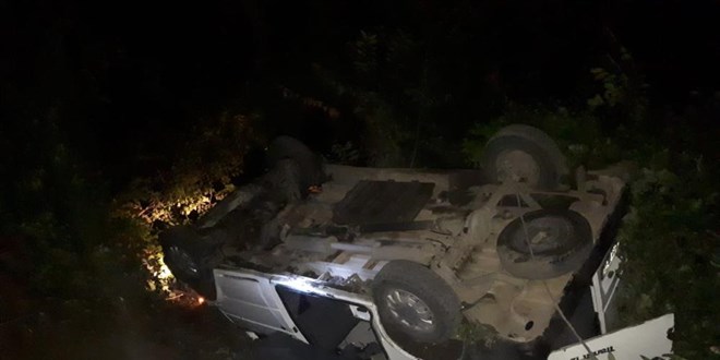 Samsun'da tarım işçilerini taşıyan minibüs devrildi: 14 yaralı