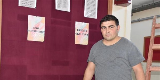 Mezun olduğu okulda göreve başladı
