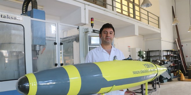 Yangın söndürme bombasında yerli ve milli adım