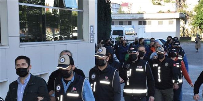 FETÖ operasyonunda yakalanan 44 şüpheliden 42'si adliyede