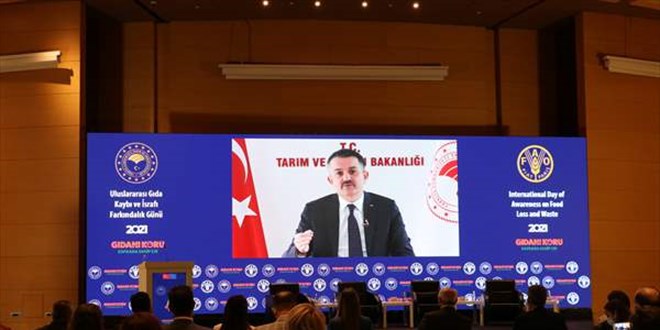 Bakan Pakdemirli: Her yl 19 milyon ton gda ziyan oluyor