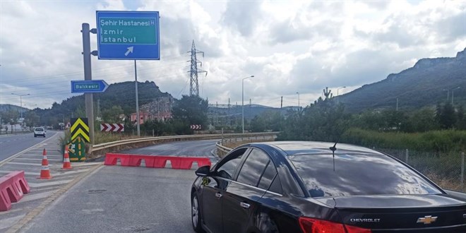 Ankara-zmir evre Otoyolu trafie kapatld