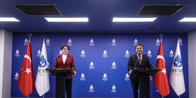 Akşener ve Babacan parlamenter sistem çalışmasını görüştü