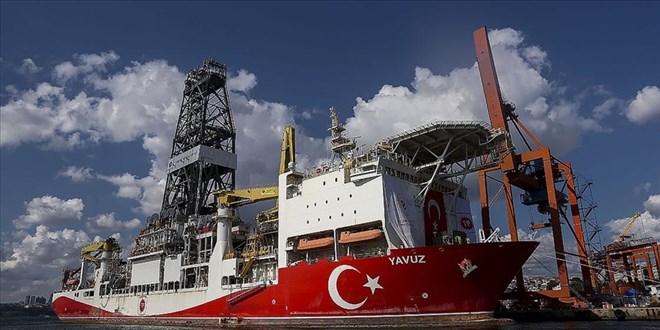 Yavuz sondaj gemisi Karadeniz'deki ilk grevi iin yola kt