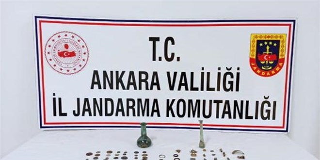 Ankara'da 107 tarihi eser ele geçirildi