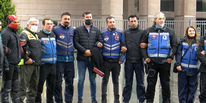 Motosikletli kuryelerden eylem: Hız puanlaması kaldırılsın