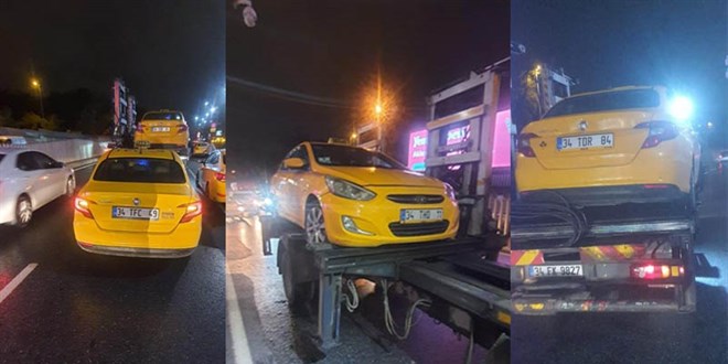 Müşteri seçen taksiye 10 gün trafikten men