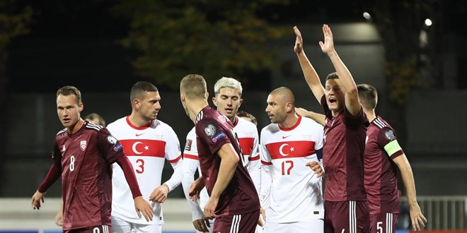 Türkiye, deplasmanda Letonya'yı mağlup etti