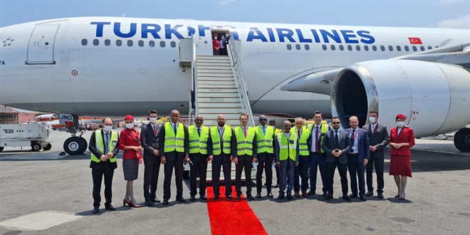THY'nin Afrika'daki 61'inci uçuş noktası Luanda oldu