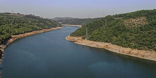 İstanbul'un barajlarındaki doluluk oranı yüzde 47,7 seviyesinde