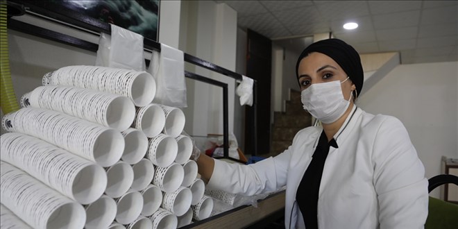 Bardak üretimi yapan kadın girişimcinin hedefi fabrika kurmak