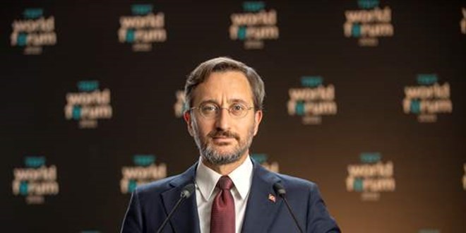 Altun, 'TRT World Forum 2021'in alnda konutu
