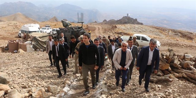 40 muhtar ile terörden temizlenen Cudi Dağı'na gezi
