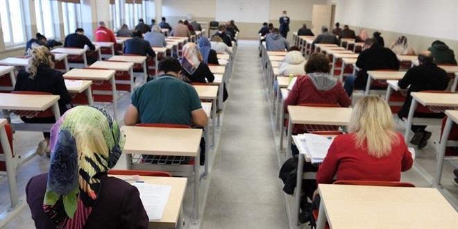 Görevde yükselme ve unvan değişikliği sınavına yoğun ilgi