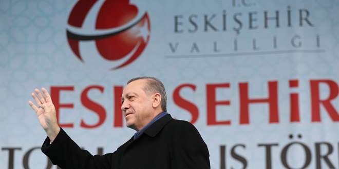 Cumhurbaşkanı Erdoğan, Eskişehir Valiliğini ziyaret etti
