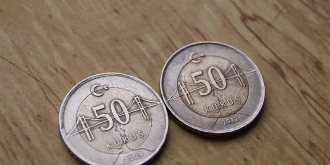 50 kuruşu basmanın maliyeti 66 kuruş oldu