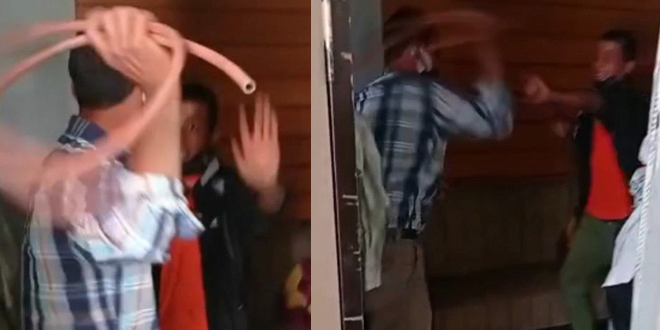 İşten çıkmak isteyen çırağı hortumla döven usta gözaltına alındı