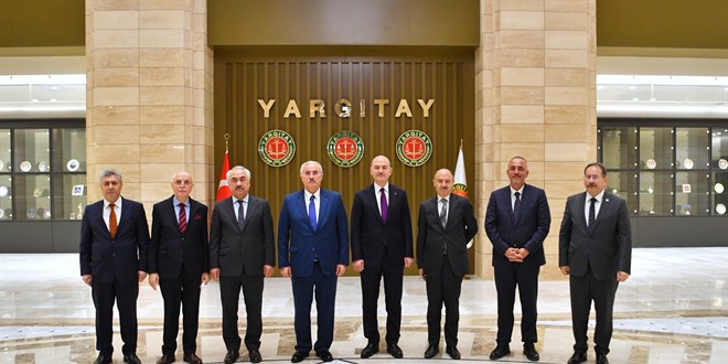 Bakan Soylu'dan Yargıtay ve Sayıştay başkanlarına ziyaret