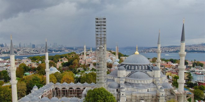 Sultanahmet Camii restorasyonunda sona yaklaşıldı
