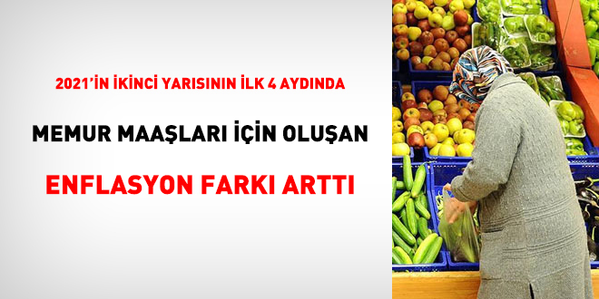 Memur enflasyon farkı belli oldu