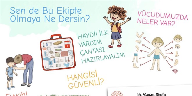 MEB'den 'İlk Yardım Okulu: Kahramanlar İş Başında' kitabı