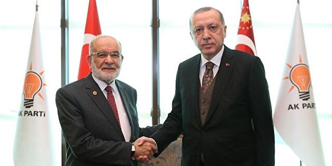Erdoğan ile Karamollaoğlu arasında sürpriz görüşme