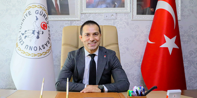 Türkiye Güreş Federasyonunun yeni başkanı Şeref Eroğlu göreve başladı