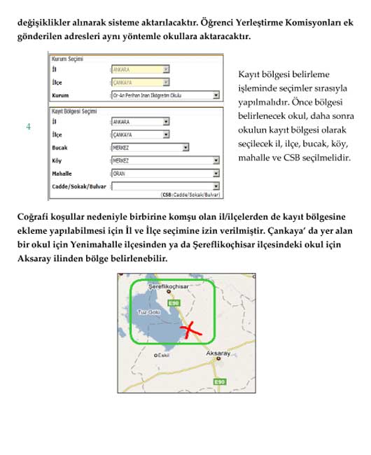 ilkokul yer belirleme