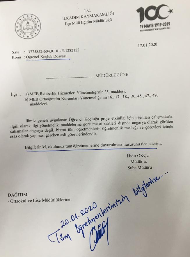 Öğretmenlere resen öğrenci ya da eğitim koçluğu görevi verilebilir mi? Öğretmen