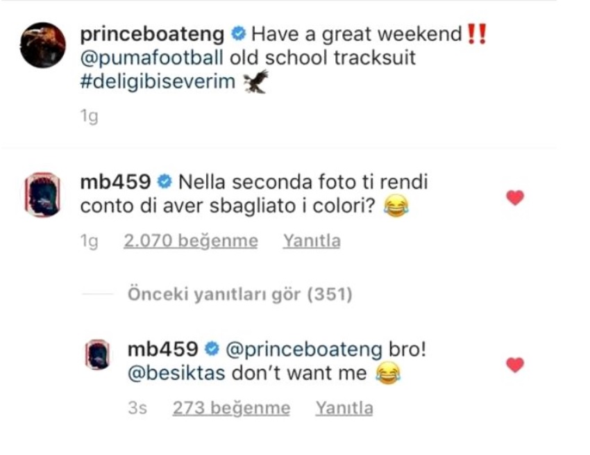 Kevin Prince Boateng'den Balotelli'ye flaş çağrı: Come to Beşiktaş ile ilgili görsel sonucu